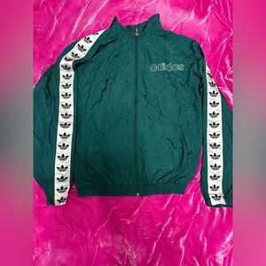 Adidas Teal Windbreaker Jacket